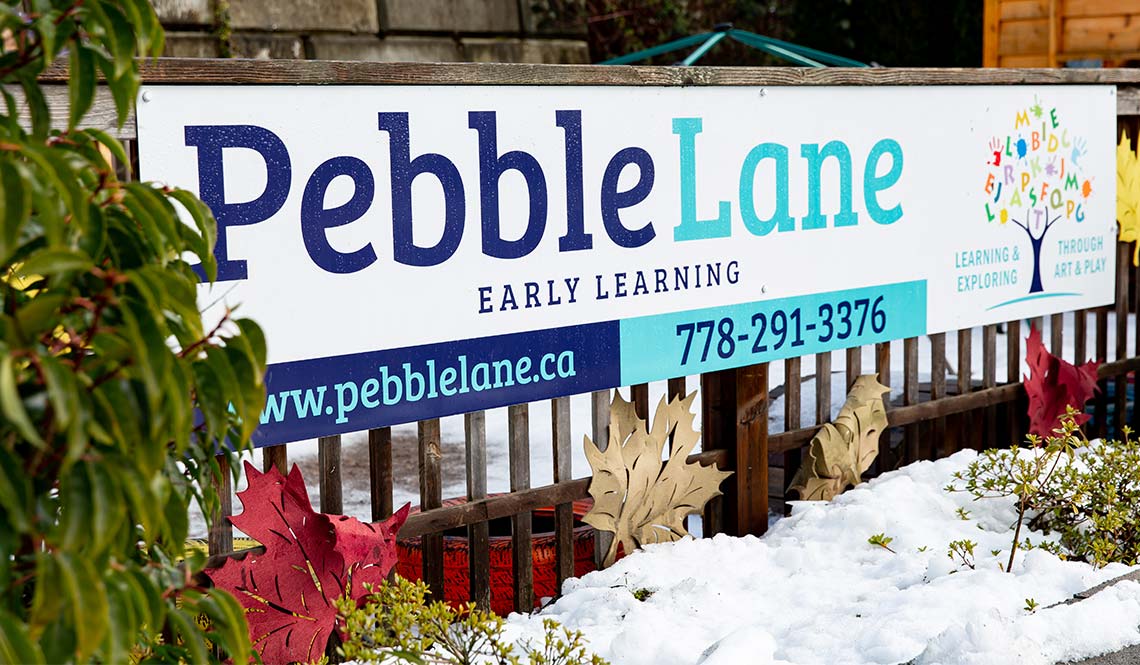 Pebble Lane Early Learning is proudly located in South Surrey.